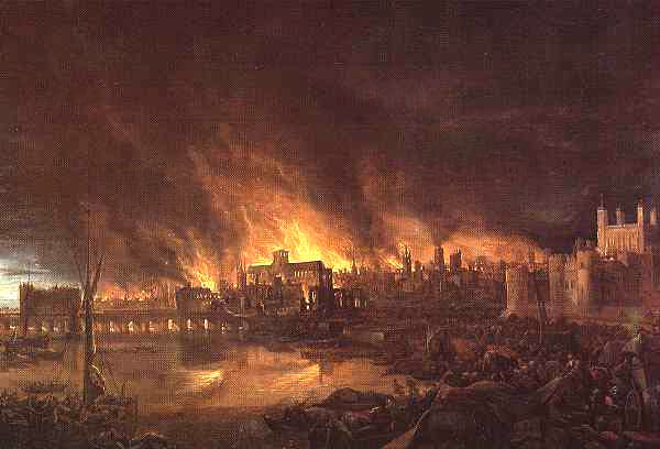 El gran incendio de 1666, catástrofe en Londres