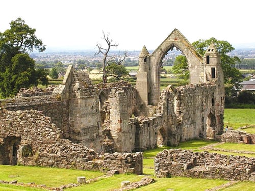 Abadía de Haughmond, ruinas en Shrewsbury Abadía de Haughmond, ruinas en Shrewsbury