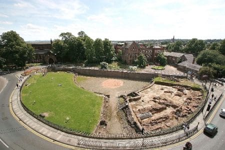 El anfiteatro romano de Chester