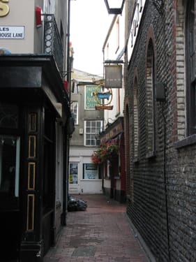 The Lanes, calles comerciales de Brighton