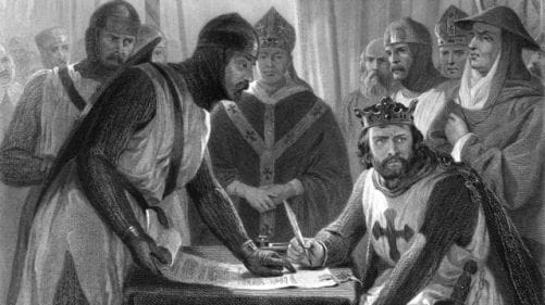 Firma de la Carta Magna
