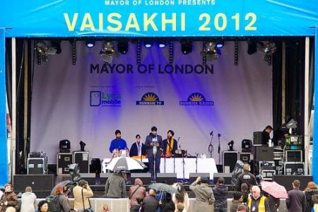 El festival Vaisakhi en Trafalgar Square