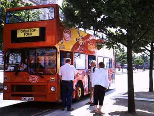 Autobus turistico de Liverpool