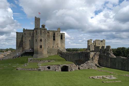 Las ruinas del Castillo Warkworth Las ruinas del Castillo Warkworth