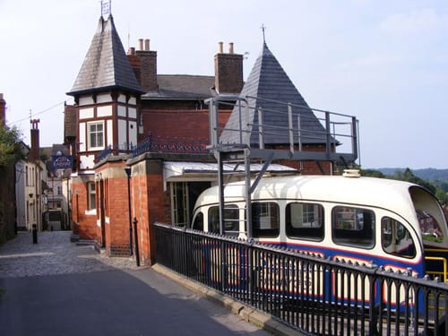 El viejo funicular de Bridgnorth El viejo funicular de Bridgnorth