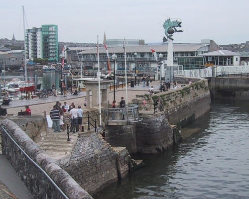 Mayflower Steps, monumento en Plymouth