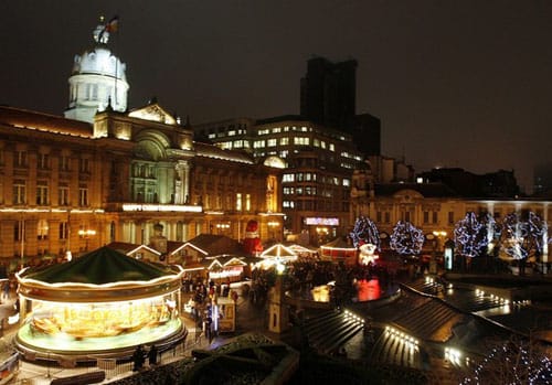 Mercadillo de Navidad de Birmingham, con encanto alemán