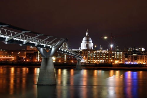 El Puente del Milenio, en Londres El Puente del Milenio, en Londres