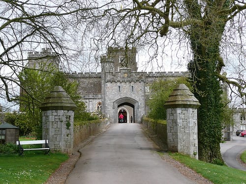 Powderham Castle, lo que queda del día Powderham Castle, lo que queda del día