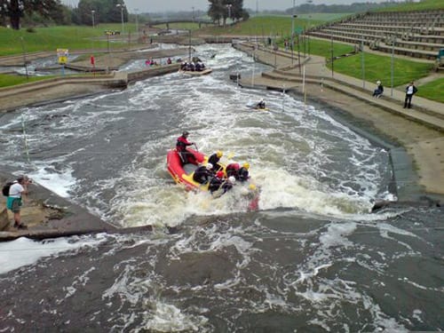 Rafting en ríos artificiales en Inglaterra