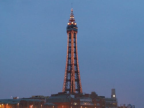 La torre de Blackpool La torre de Blackpool